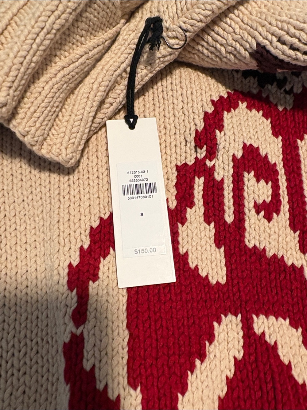 Banana Republic Women’s Cream Rose-Graphic Sweater - Picture 8 of 10